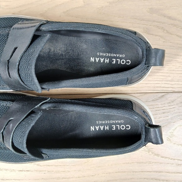 Cole Haan Loafers Mens 13 Slip On Shoes Blue Mesh Modern Casual Sneakers - Picture 8 of 9